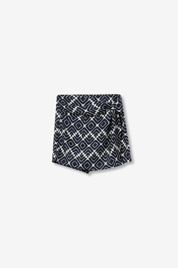 Tiffosi Printed skort azul
