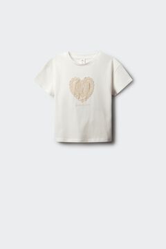 Springfield Kids Camiseta Coraz&oacute;n Crochet ni&ntilde;a