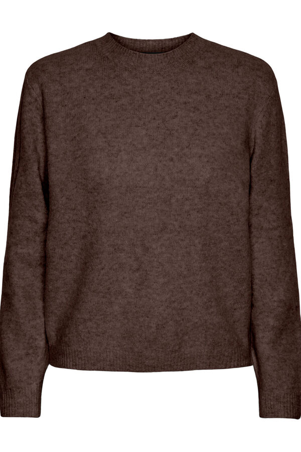 Pieces Su&eacute;ter redondo com manchas castanho