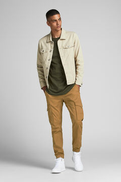 Springfield Slim fit cargo trousers  brown