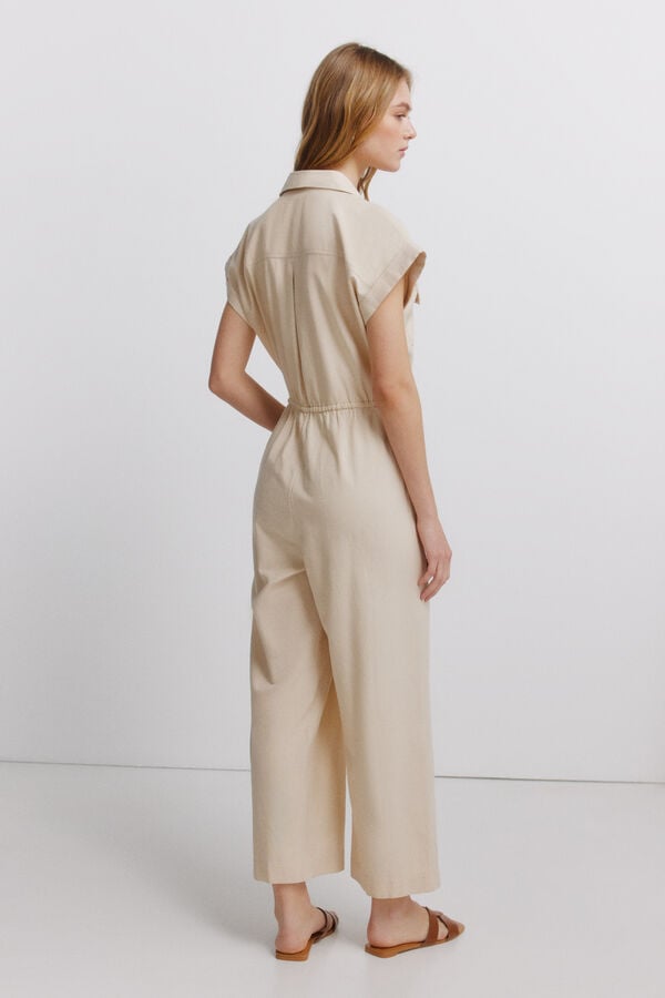 Springfield Jumpsuit with pockets nude
