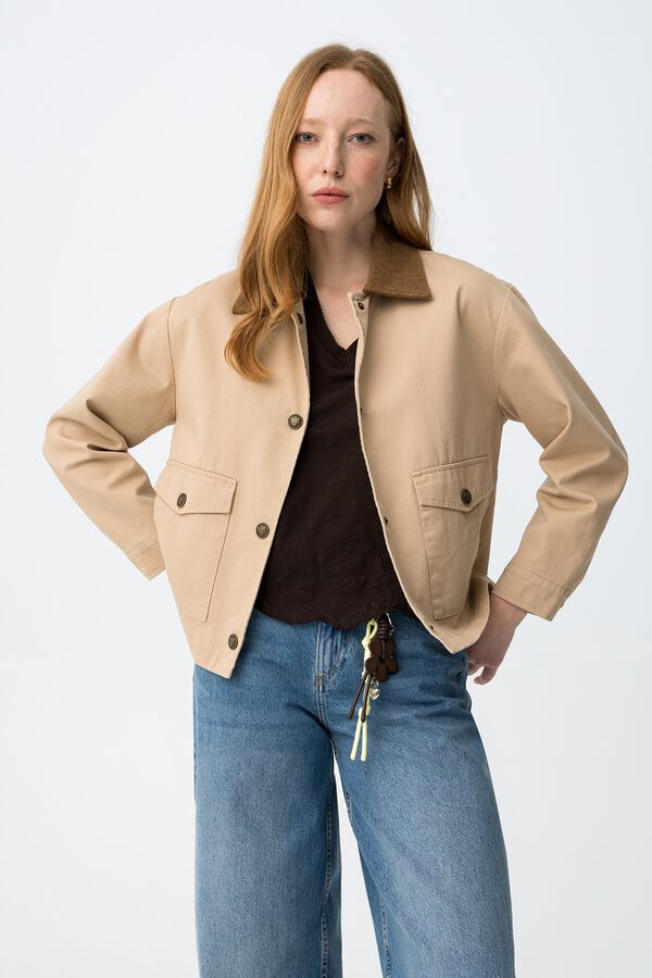 Tiffosi Chaqueta relaxed beige