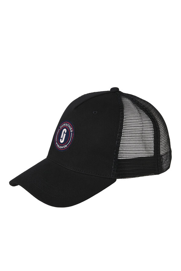 Jack & Jones Gorra b&aacute;sica con insignia negro