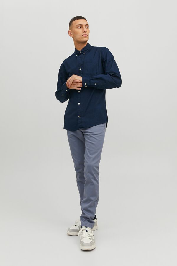 Jack & Jones Regular oxford shirt blue