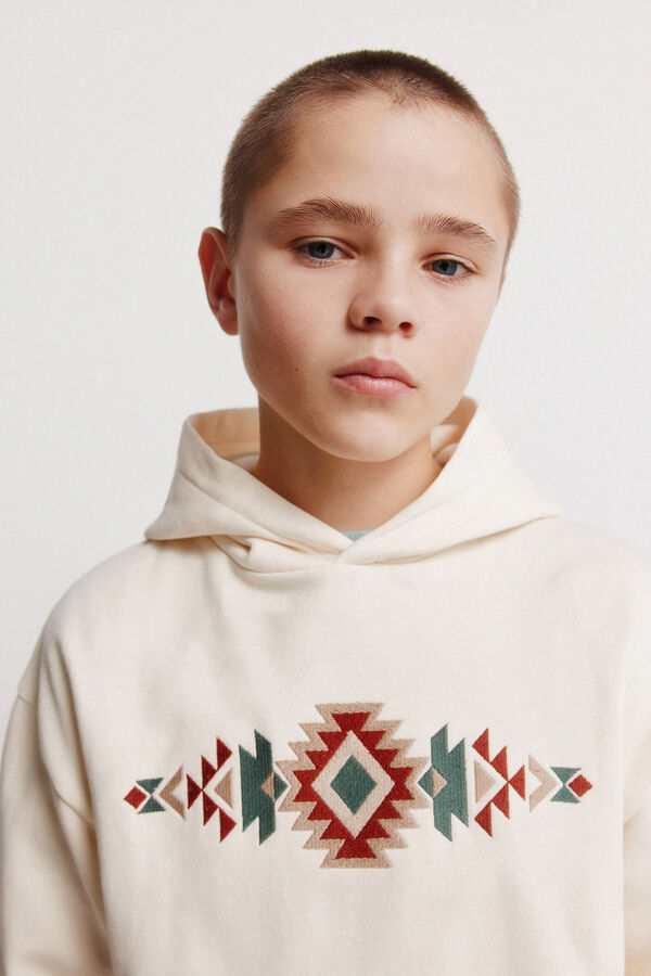 Springfield Kids Dečiji etno duks Bež