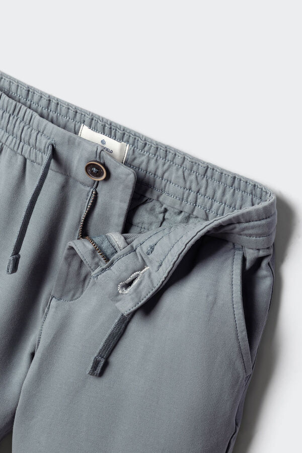 Springfield Kids Pantal&oacute;n chino comfort knit ni&ntilde;o turquesa