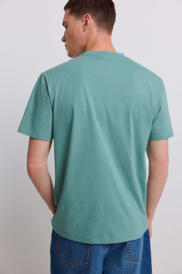 Springfield V-shaped T-shirt blue