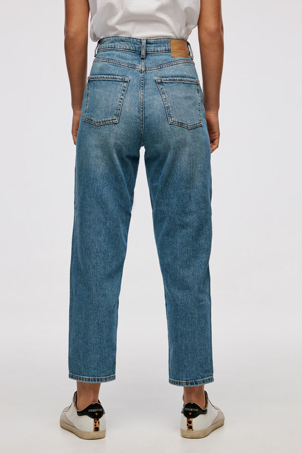 Springfield Jeans mom fit azul claro