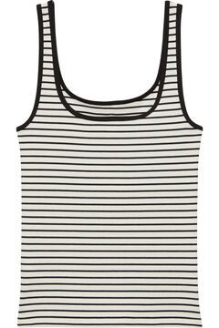 CK Jeans Top de tirantes de rayas