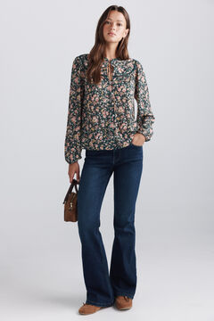 Springfield Blusa estampada lace