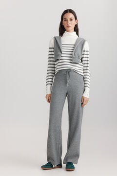 Springfield Soft sole wide leg sports trousers