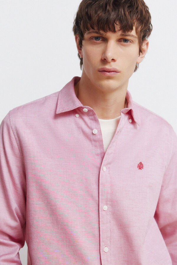 Springfield Chemise structur&eacute;e rouge