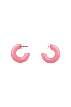 Springfield Spiral earrings. pink