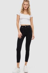 Springfield Push-up skinny jeans crna