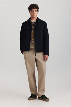 Springfield Wool blend shirt jacket