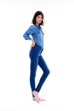 Springfield Jeans body shape azul medio