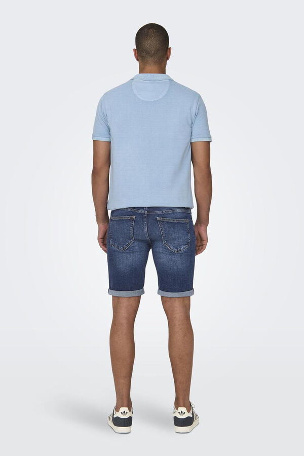 Springfield Denim Bermuda shorts bluish