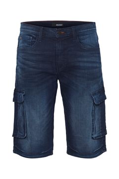 Blend PLUS Bermuda cargo jeans tamanho grande
