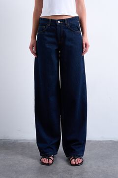 Topshop Jeans wide leg tiro bajo