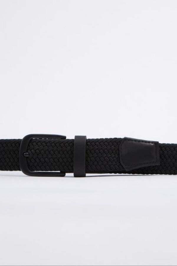 Inside Geflochtener elastischer G&uuml;rtel Schwarz