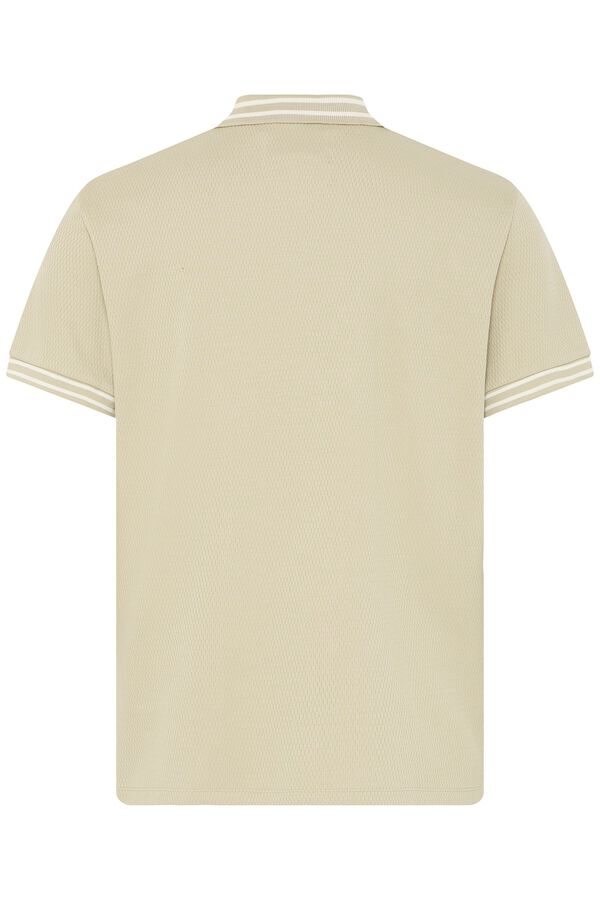 Blend PLUS Piqu&eacute; plus size polo shirt brown