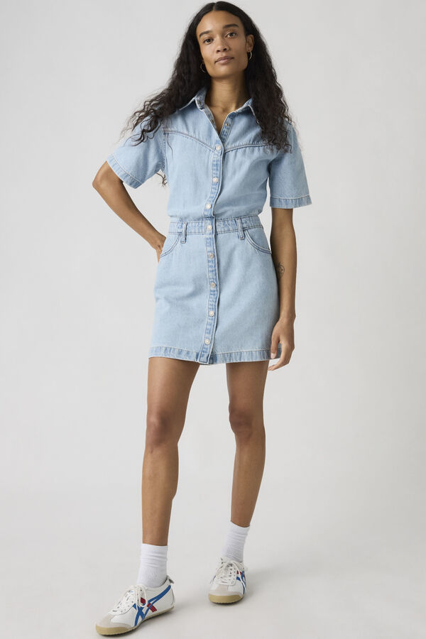 Levi's Vestido corto vaquero azul