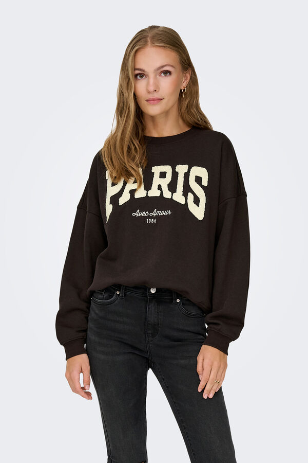 JDY Round neck sweatshirt nude