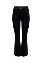 JDY Jeans campana tiro alto negro