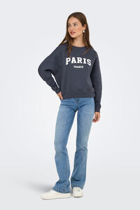 Only Sweatshirt mit Rundhalsausschnitt