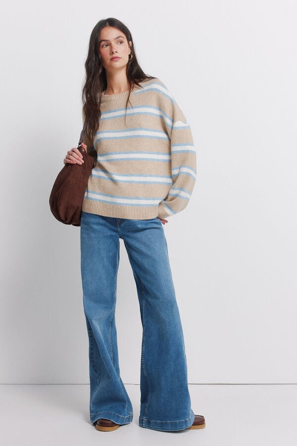 Springfield Dropped shoulder jumper blue