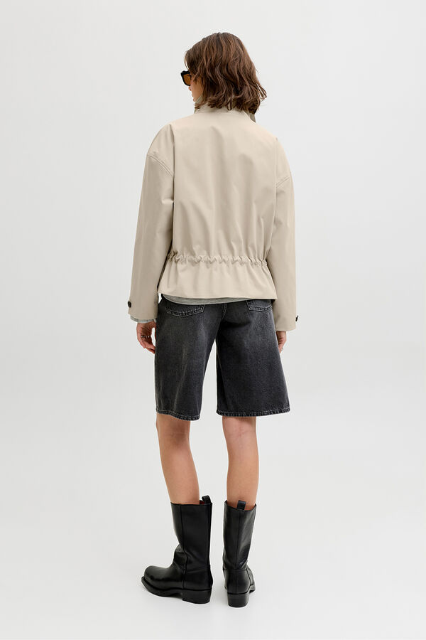 Jack & Jones Chaqueta corta tejido plano regular gris