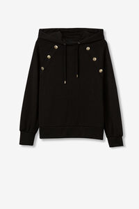 Tiffosi Sweatshirt Regular com Bot&otilde;es de Metal