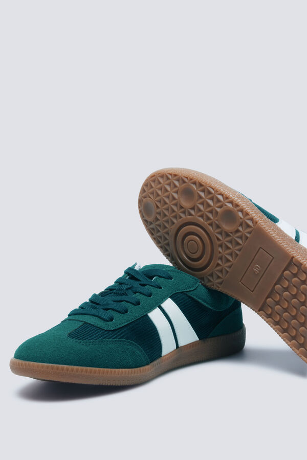 Springfield Green corduroy sneakers green