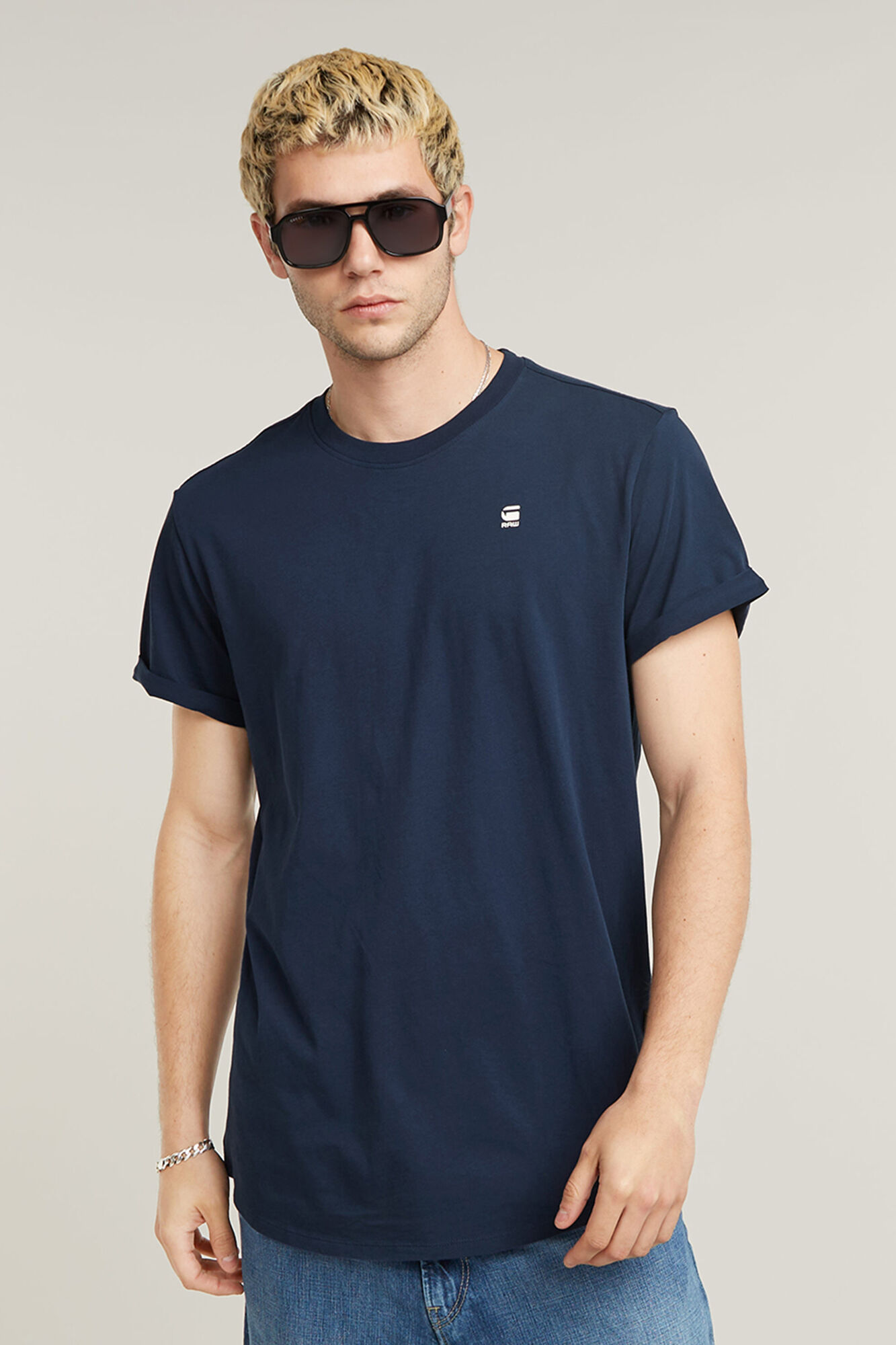 G-STAR T-shirt manga curta Lash, corte folgado