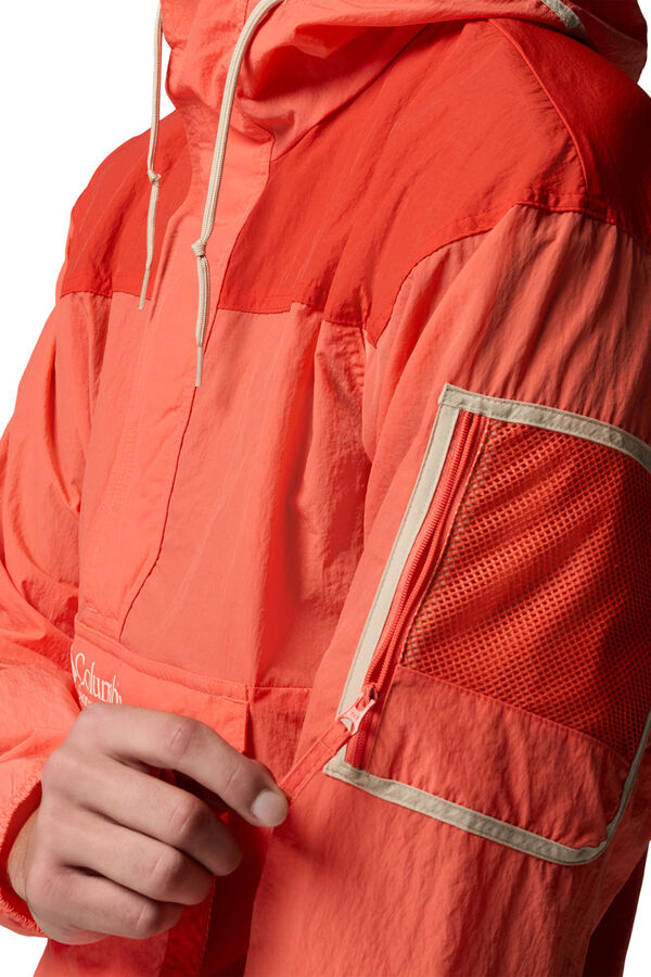 Columbia Windproof anorak red