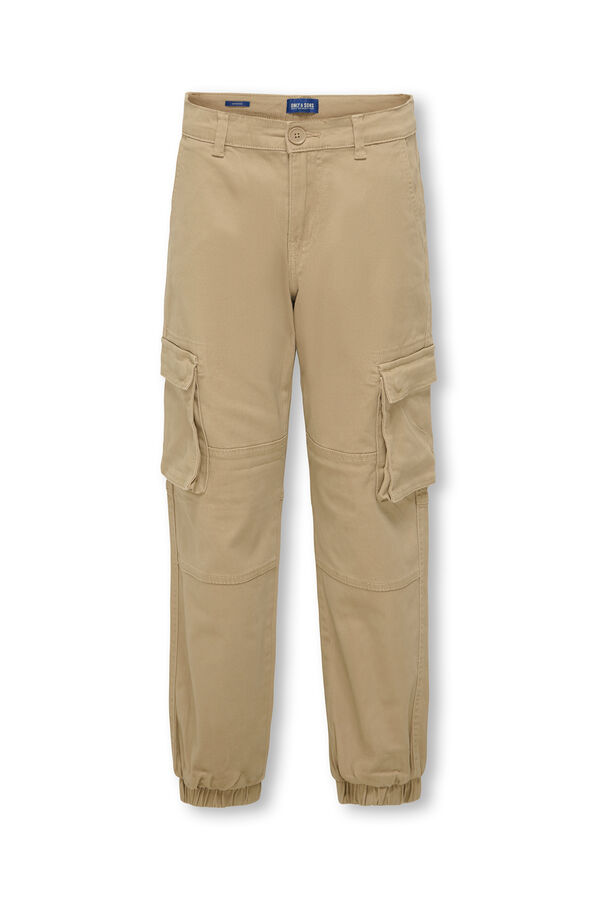 Only & Sons Junior Pantal&oacute;n cargo ni&ntilde;o gris