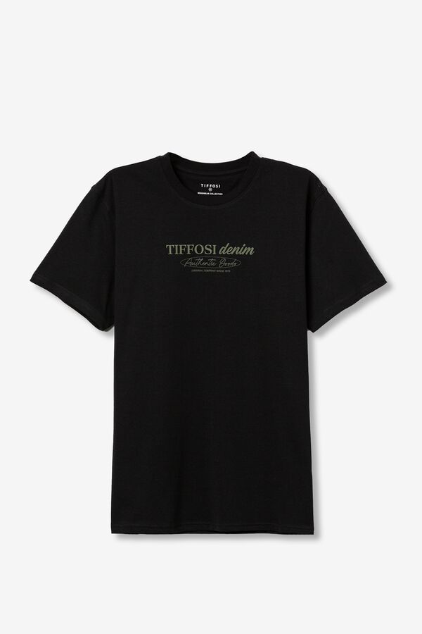 Tiffosi Camiseta de manga curta preto