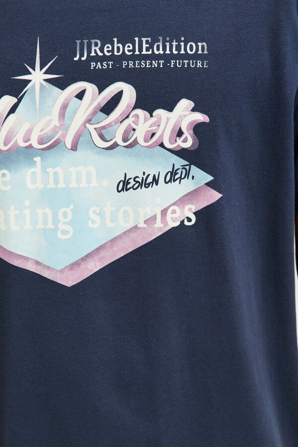JJ REBEL Relaxed fit T-shirt blue