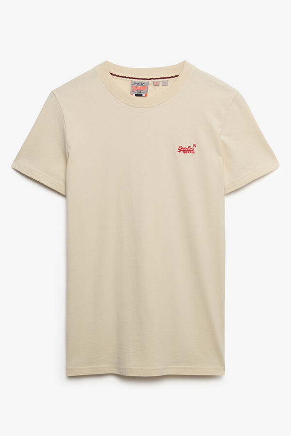 Superdry Basic short sleeve with small logo T-shirt nude