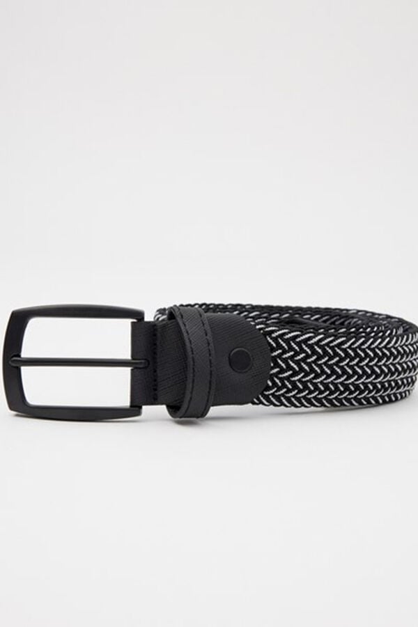 Springfield Elastic braided belt crna