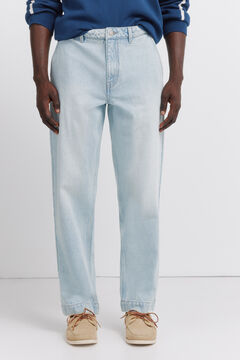 Springfield Pantal&oacute;n chino vaquero lavado claro