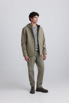 Springfield Tehnička softshell duga jakna s kapuljačom