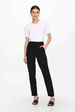 Springfield Plain floaty trousers fekete