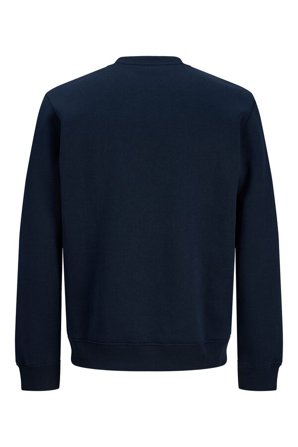 Jack & Jones Sudadera cuello redondo azul
