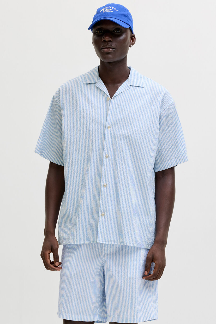 Camisa resort seersucker