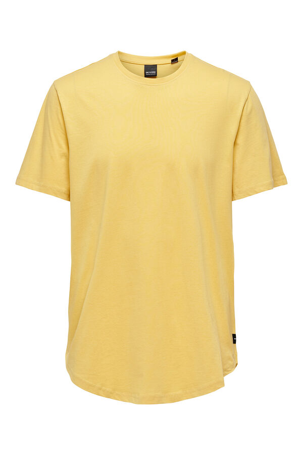 Springfield Essential short-sleeved T-shirt yellow