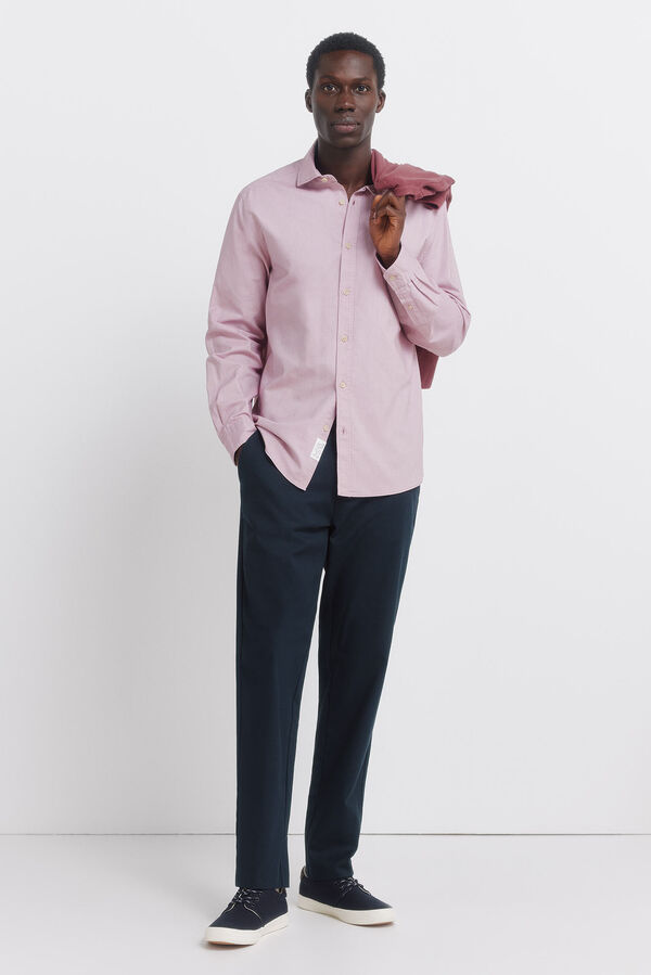 Springfield Lightweight Oxford shirt red