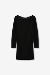 Tiffosi Young Metallic open back dress grey