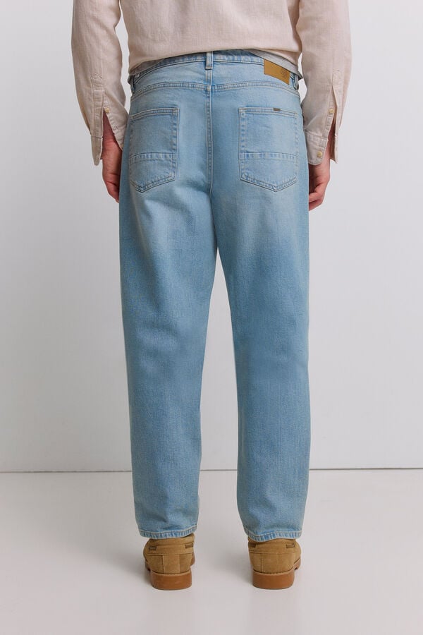 Springfield Overtinted regular fit jeans blue
