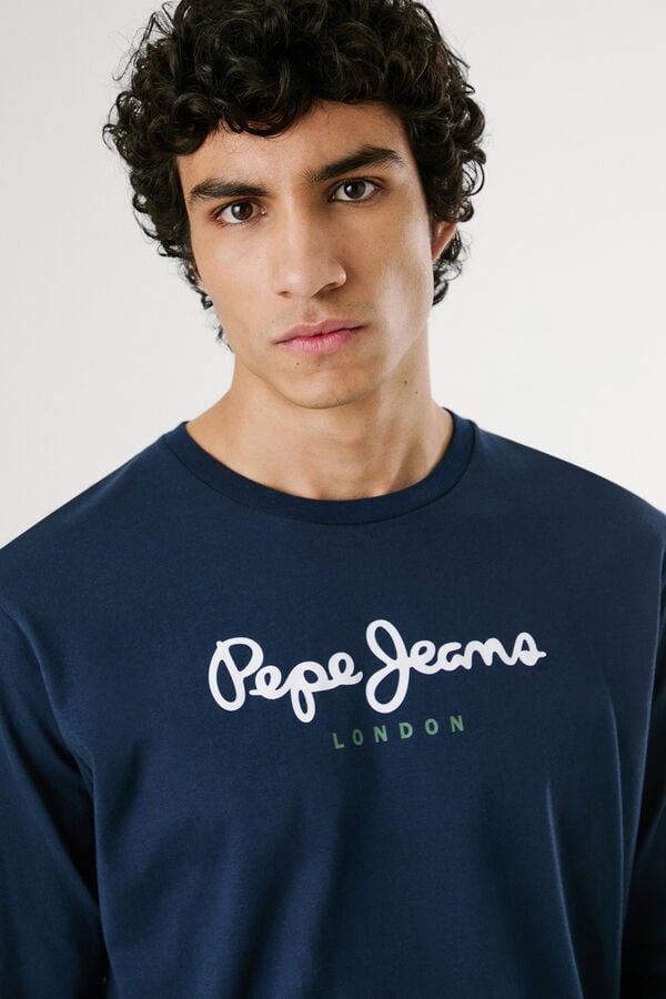 Pepe Jeans Long-sleeved T-shirt blue